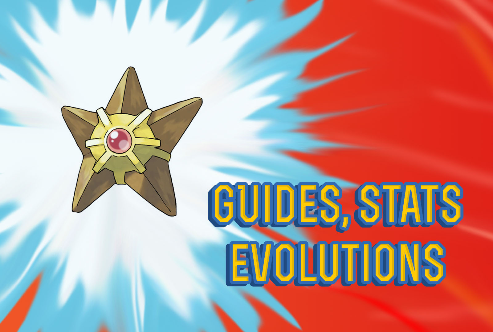 Pokemon Lets Go Staryu Guide & Stats