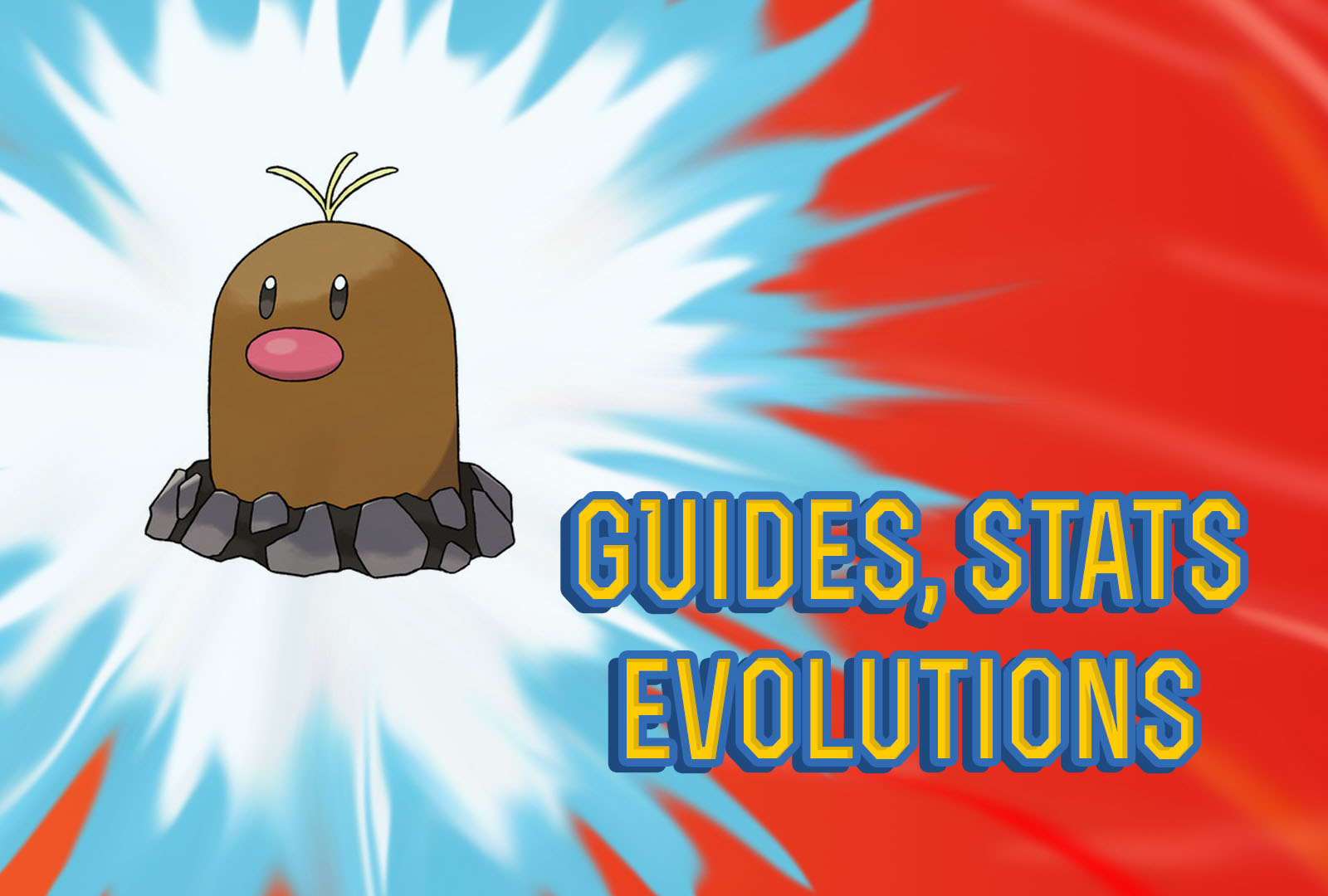 pokemon lets go Alolan Diglett Guide, Stats & Evolutions