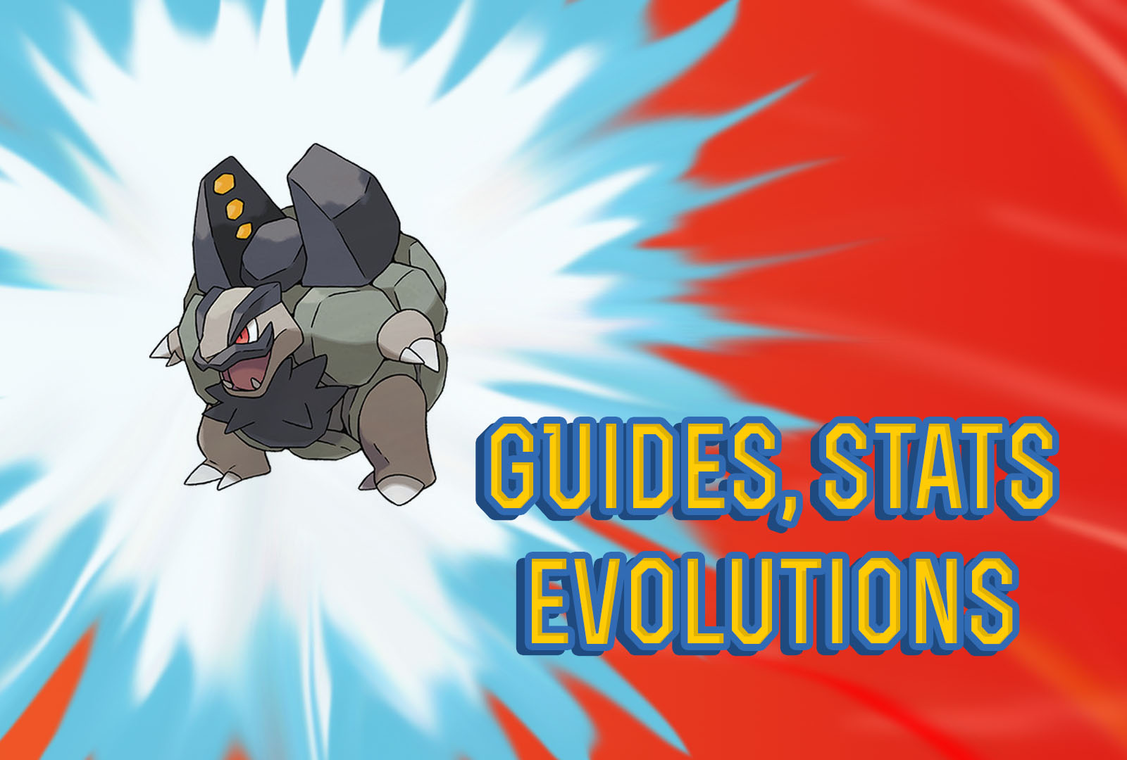 pokemon lets go Alolan Golem Guide, Stats & Evolutions