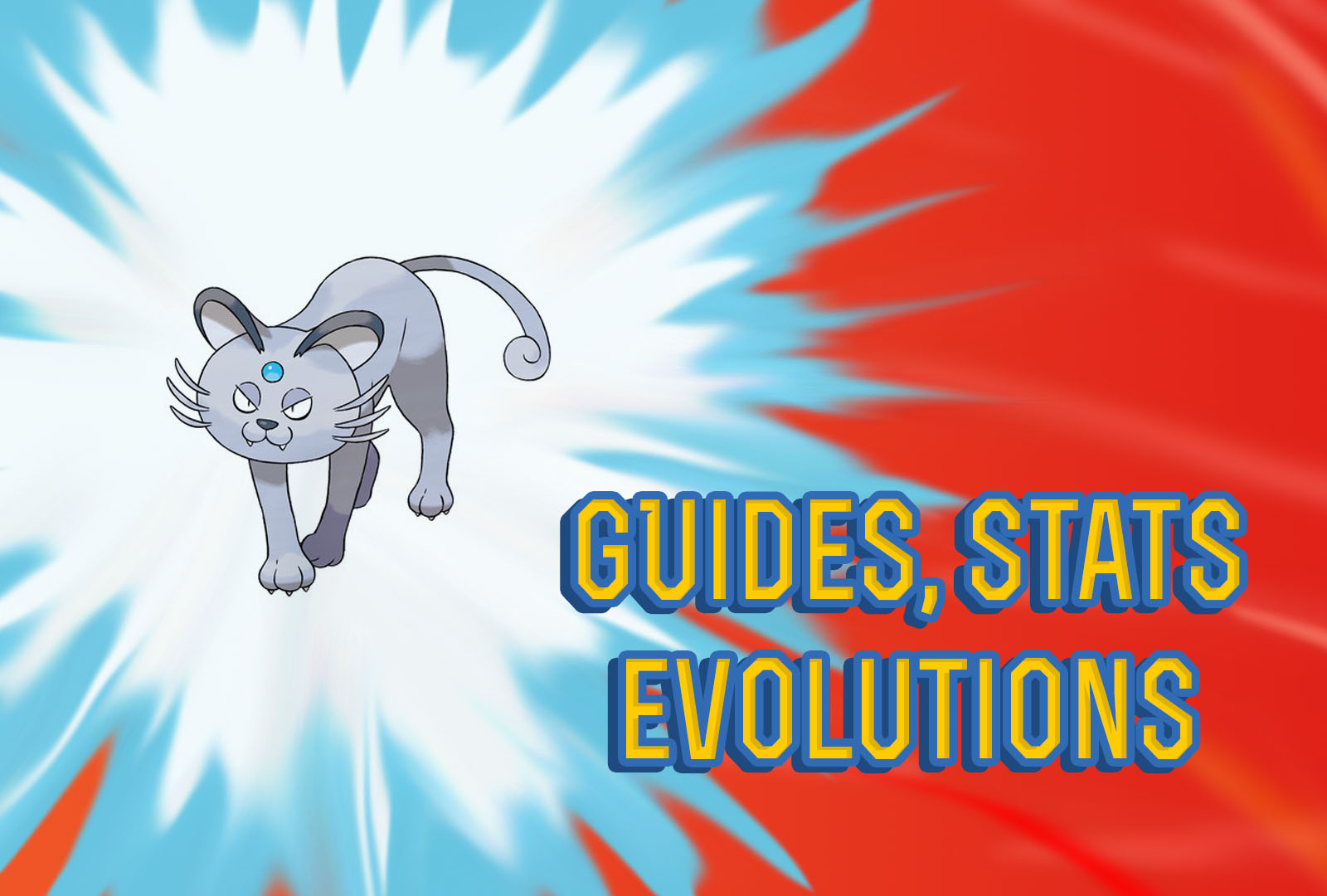 pokemon lets go Alolan Persian Guide, Stats & Evolutions
