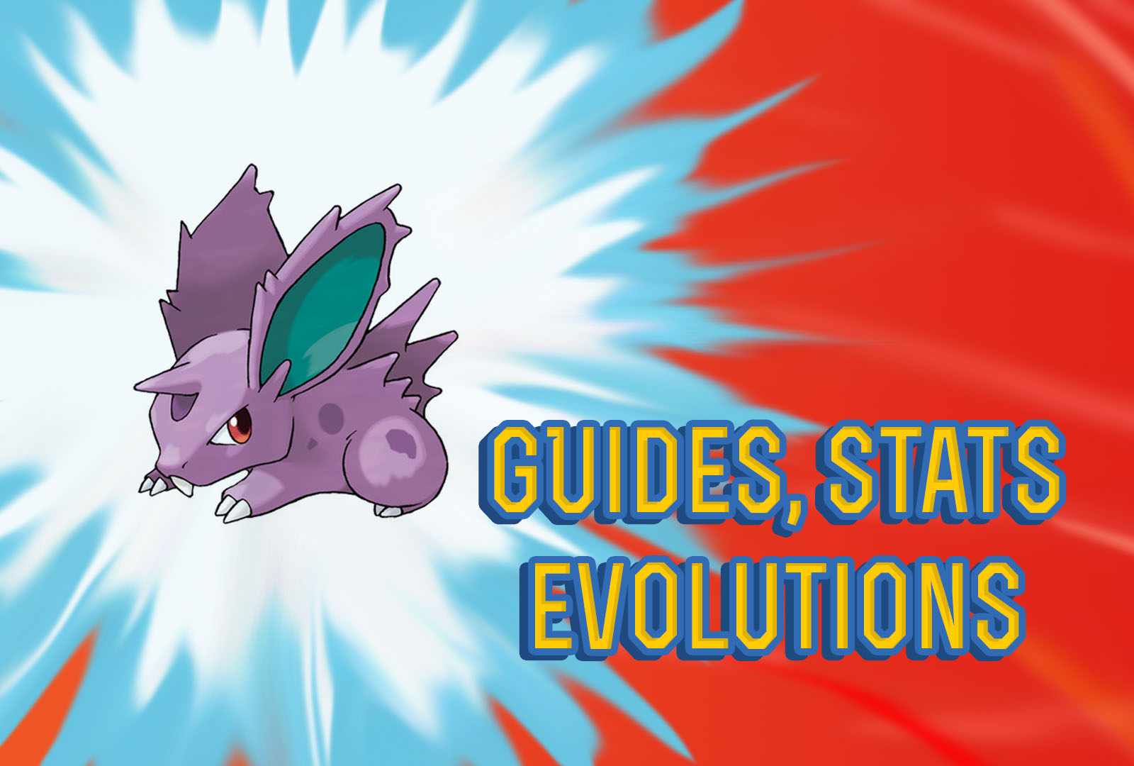 Pokemon Let's Go NidoranM Guide, Stats & Evolutions