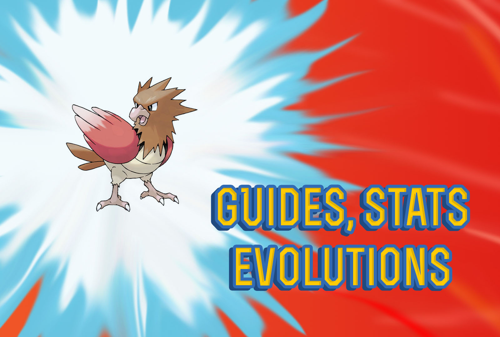 Pokemon Lets Go spearow Guide, Stats & Evolutions